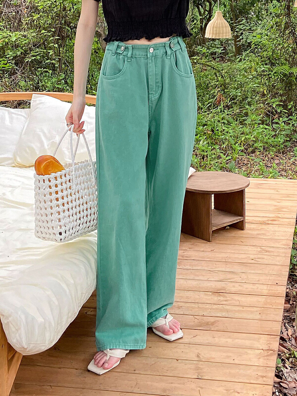 [secondtime] straight tube loose wide leg casual shorts 5235\xj