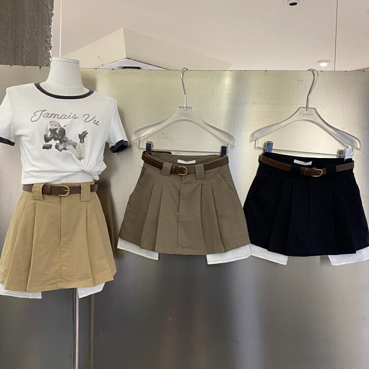 In early summer! [June] American duplex Spice Girls' skirt (with belt) 806120\xyy