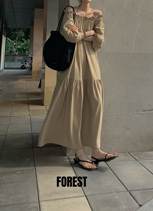 [forest] pleated lady dress e-8131\l