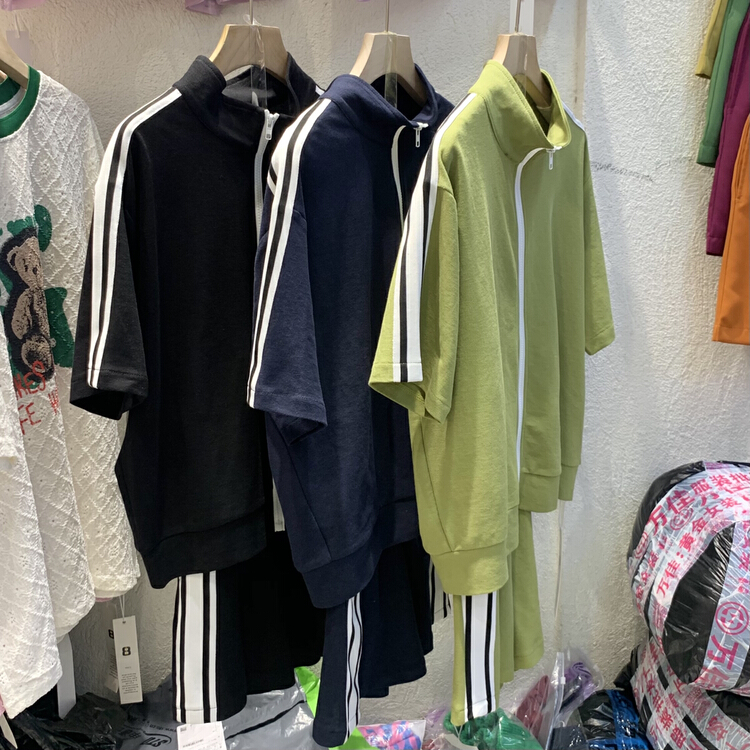 【8】 Zip Top + casual pants set 9911\xyy