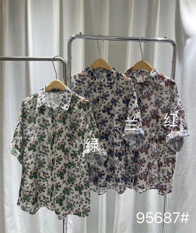 [Mujia] Japanese Floral Shirt 95687\l