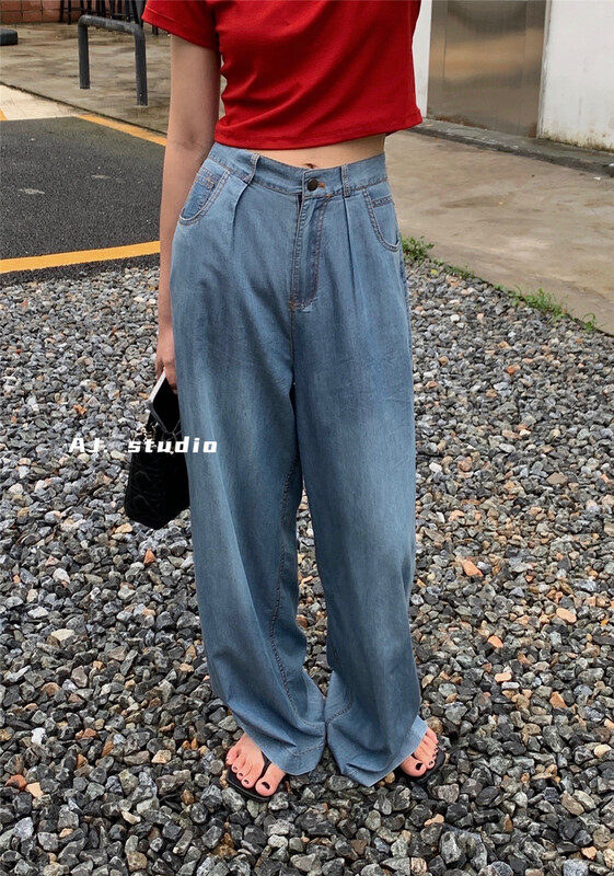 [aj.studio] slim high waist comfortable jeans (only pants) 9290\ll