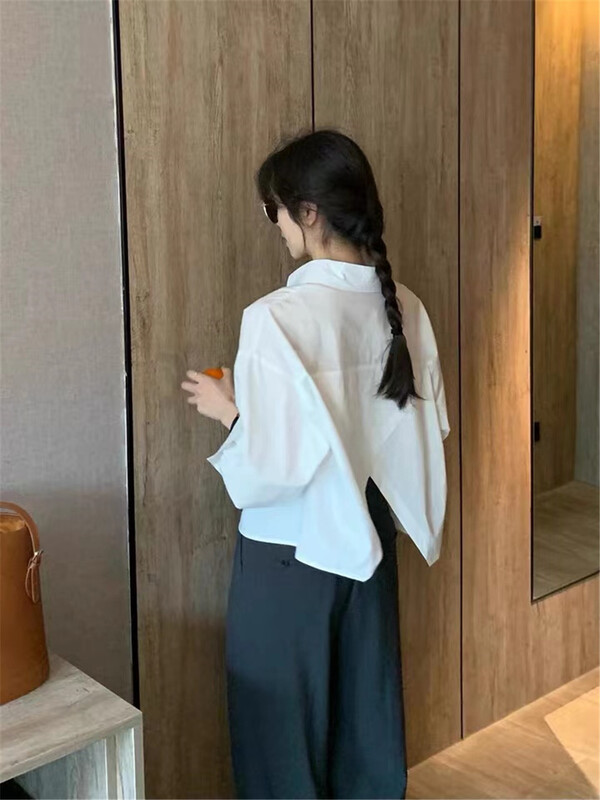 [n.i.c] single breasted comfortable Korean shirt 1570\ll