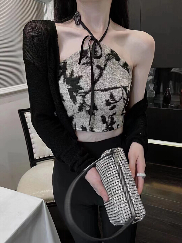 [fox] flower sleeveless tank top / sling a199\wtt