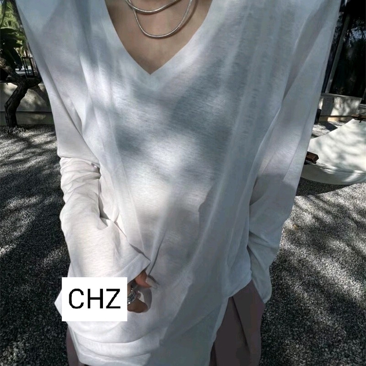 [c.h.z] casual style loose and versatile sunscreen shirt b6829\wtt