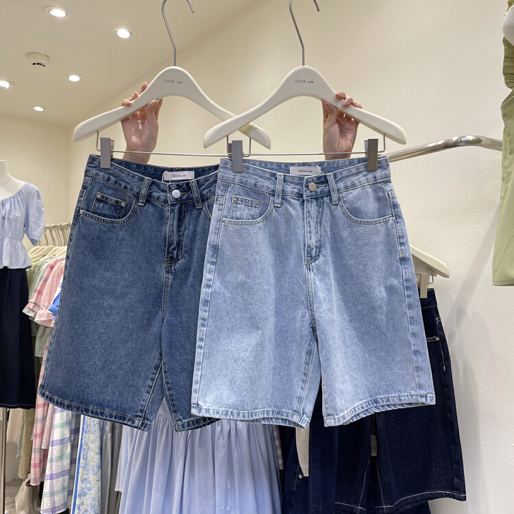[cocoa] versatile fashion 5-point denim shorts 3917\l