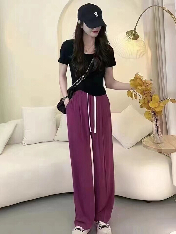 [1000 degrees] drawstring style, cool and comfortable, fashionable casual pants 2004\lsw