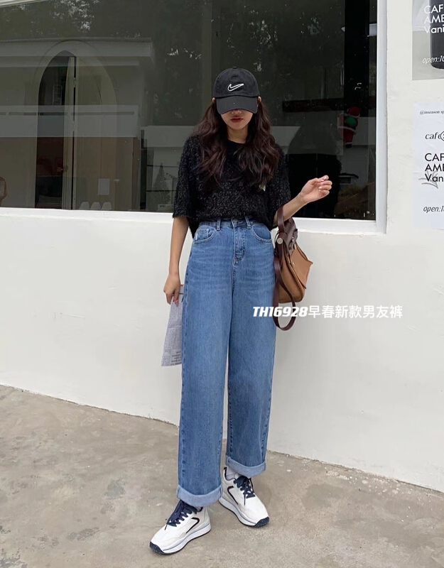 New year in early spring! [T.H] Korean loose wide leg jeans 16928\lsw