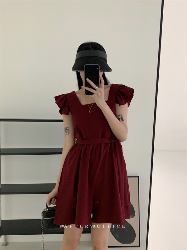 [after.90] minority fashion Korean Jumpsuit (with belt) (only selling Jumpsuit) 6777\ll