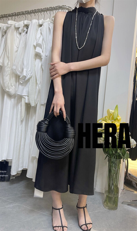 [Hera] pleated comfortable simple dress 22165\l