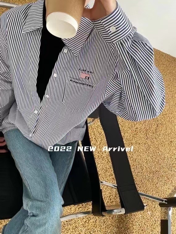 New year in early spring! [big C studio] Korean letter pocket fake two shirts 3555\pcz