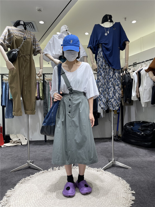 [original by hnhl] high waist slim loose skirt 58007x\l