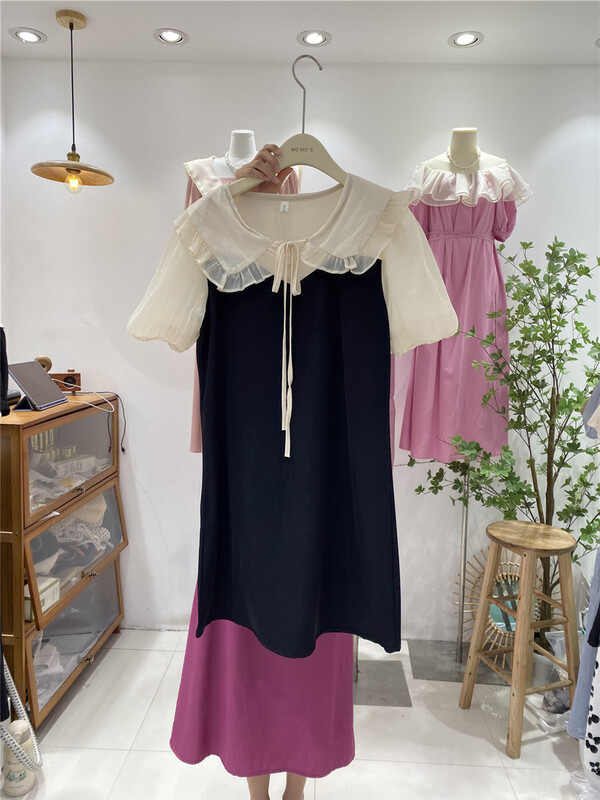 [sunny] temperament Han Shubo dot dress 1967\hjy
