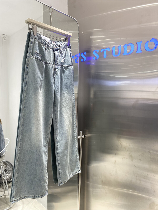[yuan color] Korean straight casual loose jeans 536\lsw
