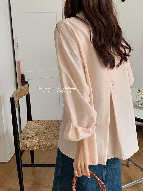 New year in early spring! 【 miss miss miss home 】 one button back featured shirt 6l010\zsy