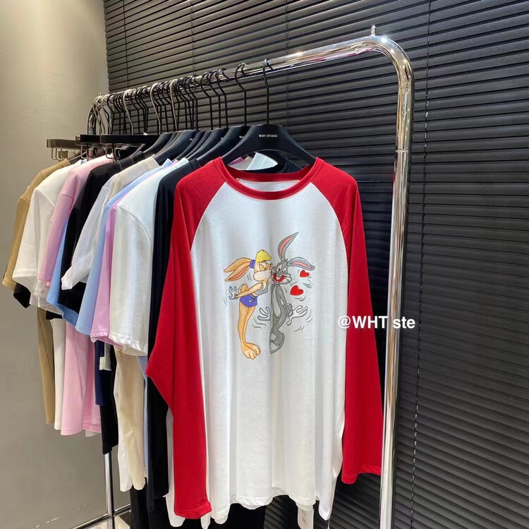 [wht] rabbit long sleeve printed sunscreen shirt 5065\wtt