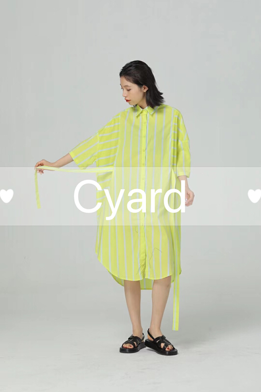[cyard] fashion loose stripe dress 85085\l