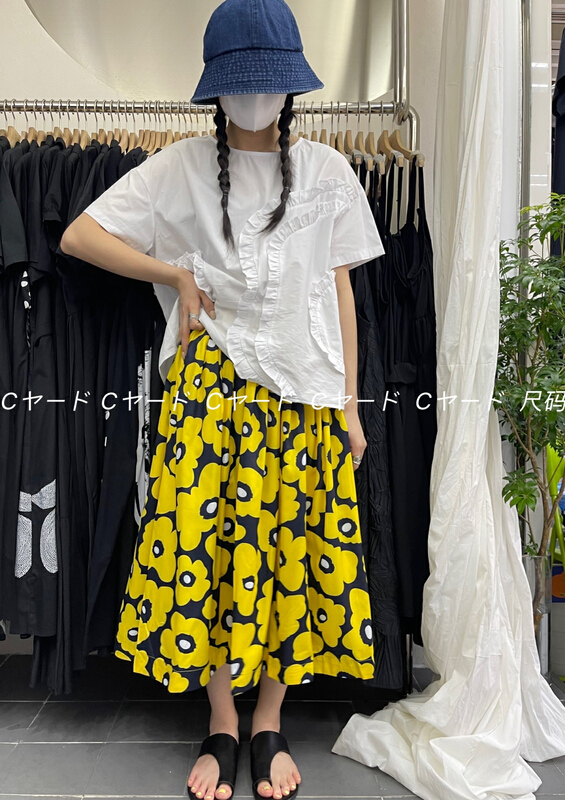 [size] retro fashion flower skirt 1581\lsw