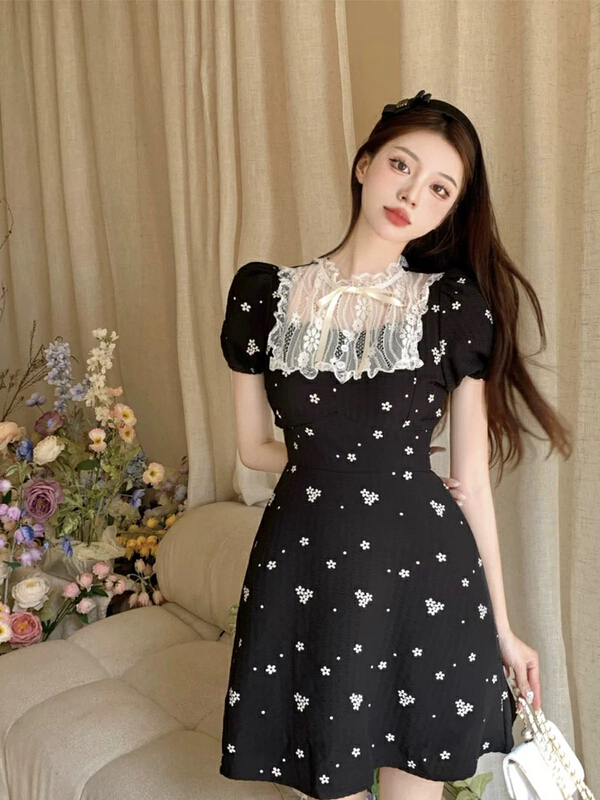 [JH] new net Red Lantern Sleeve Dress (dress only) 41997\pcz