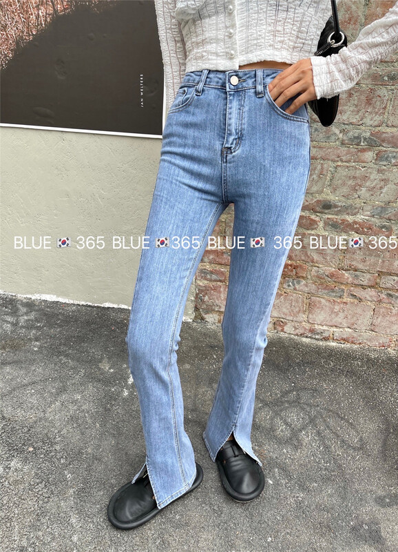New year in early spring! [blue] Korean classic slim cut jeans 365\hjy