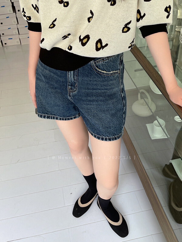 [event with you] Korean slim and versatile denim shorts 2m119\lsw