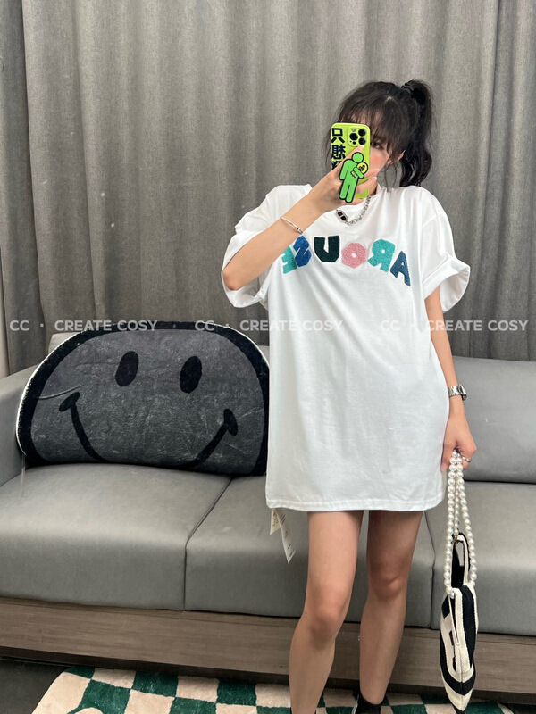 [CC] fashion letters loose short sleeve T-shirt 8234\xyy