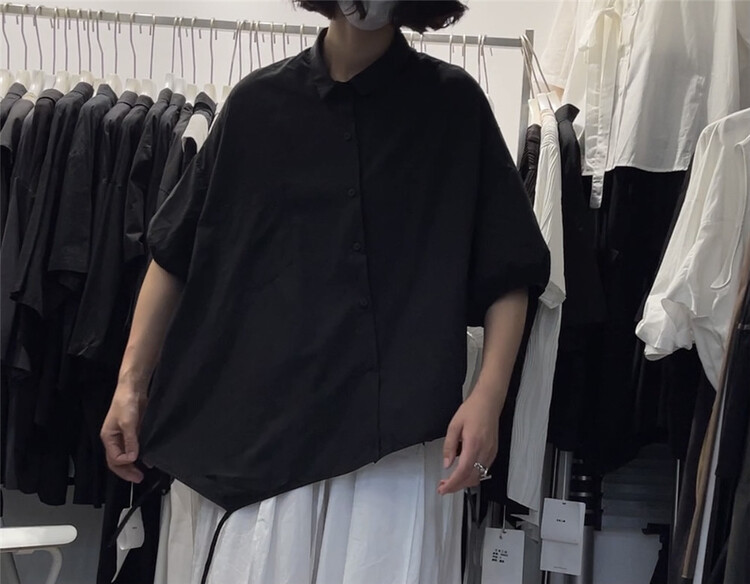 [three and two] diagonal button fashion Korean shirt 99116\l