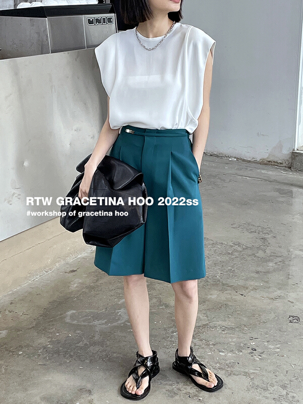 [gracetina Hoo] simple and comfortable casual shorts k9163