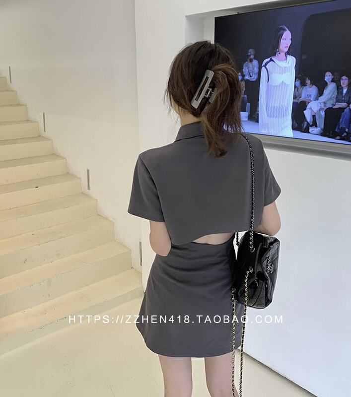 [y.jia EJA] sweet age reducing embroidered hollow out thin dress 6162