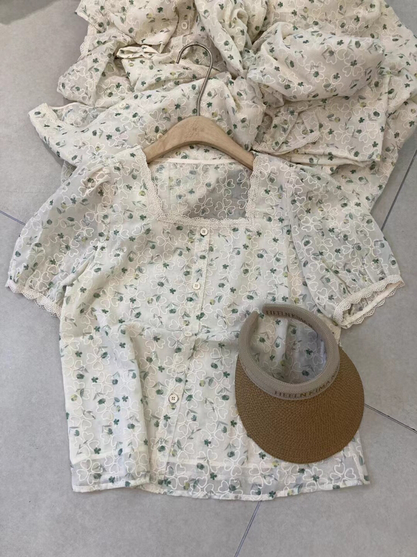 [Naikan Nik] single breasted comfortable Korean shirt 9710\hyy