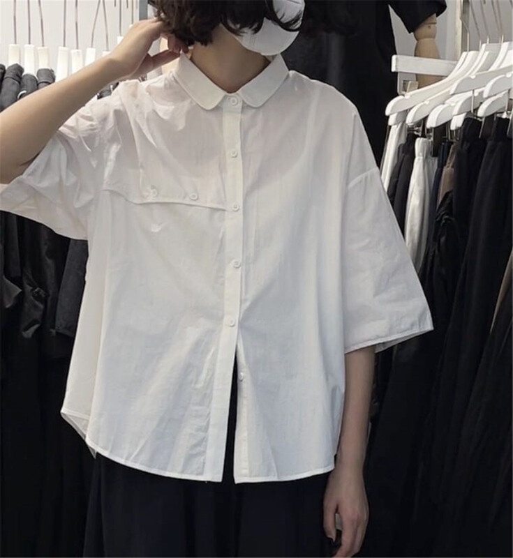 [three and two] casual simple loose short sleeve shirt 99090\l