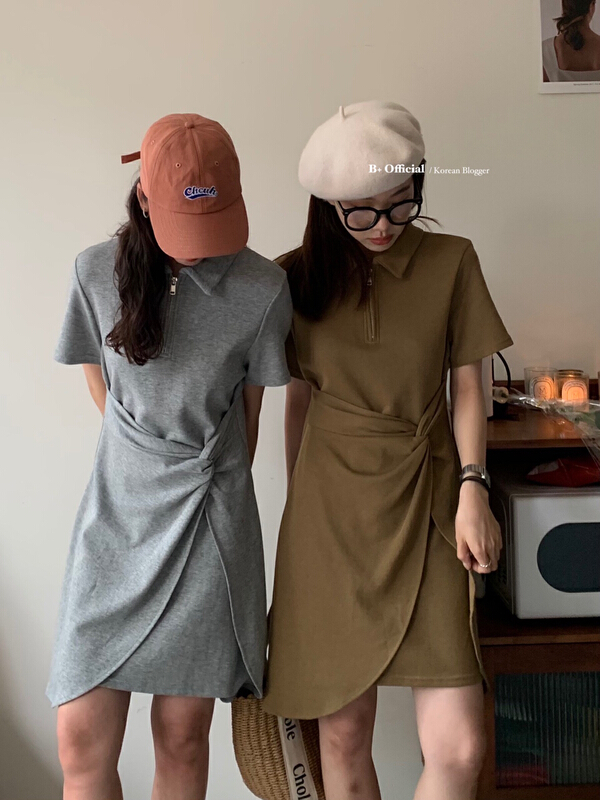 [B plus] gentle little woman slim design dress 22-9455-2\hbx