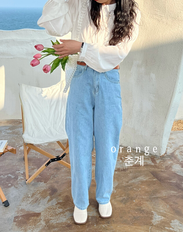 New year in early spring! [orange] temperament versatile solid jeans ys1-2202\hbx