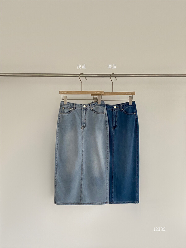 [simnice] Korean thin casual thin denim skirt j2335\cqw