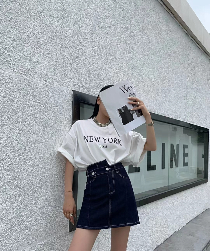 [J-star] Korean slim casual denim skirt ys1-6739\cl