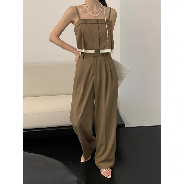 [semi vegetarian] Korean style versatile slim pants j935\zjy