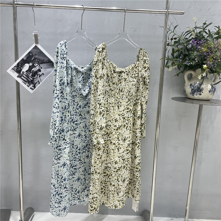 Cxdhh/ new year in early spring! [Boran Boran] fragmentary flower harbor dress ys1-xb3-22n1101lq\hll