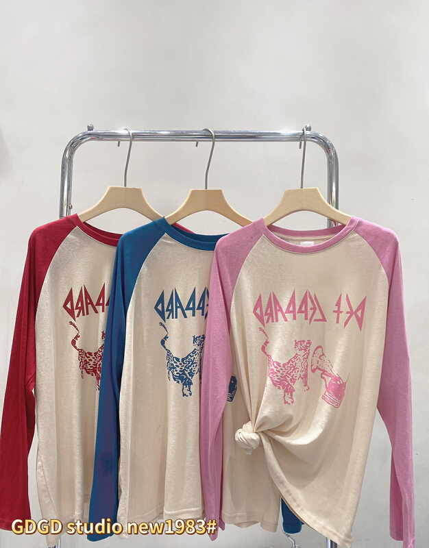 [gdgd] casual simple printed sun shirt 1983\wtt