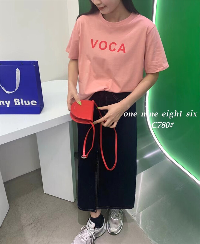 In early summer! [1986] crew neck versatile printed short sleeve T-shirt 780\xyy