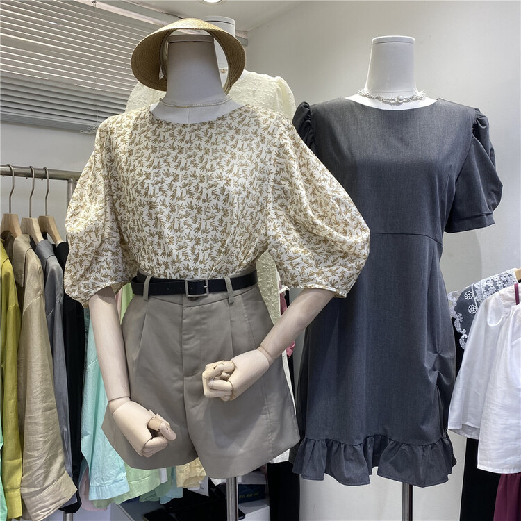 [Martina] small fresh fashion printed shirt 88023\xyy