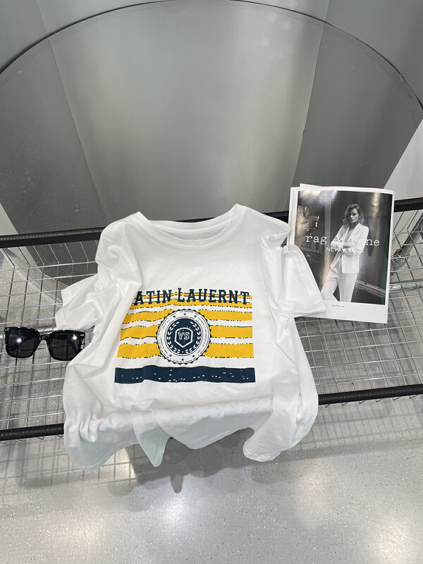 [bobo1972] fashionable and versatile T-shirt with short sleeves only sold for t221270