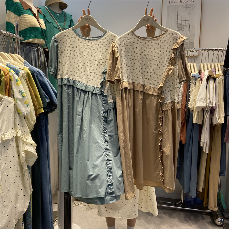 [Tian MI] irregular lace patchwork lady dress (skirt only) 9031\l