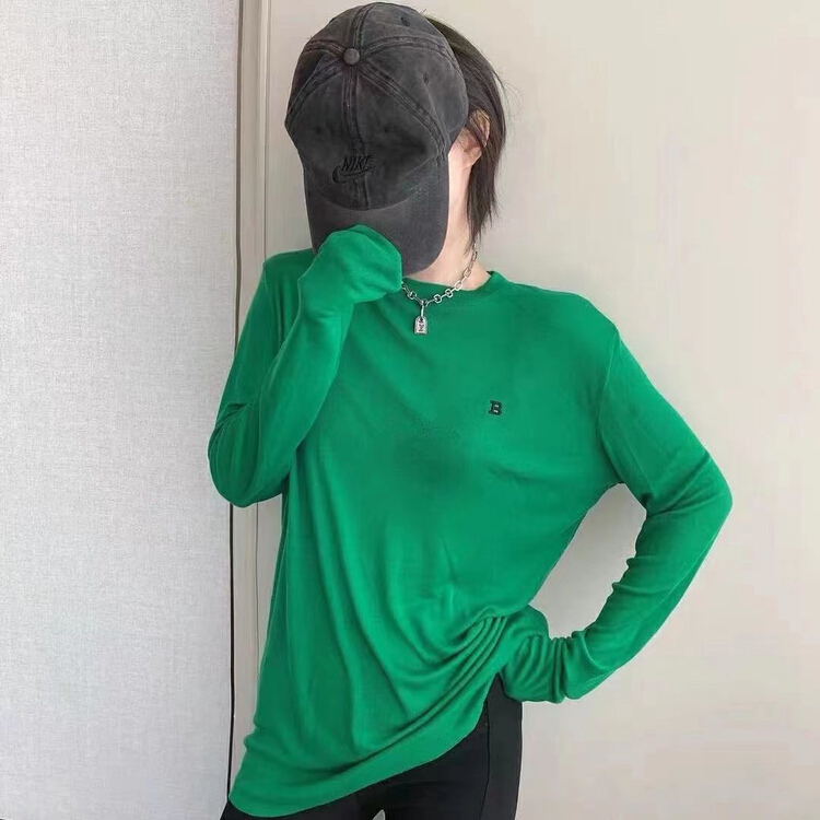 New year in early spring! [ta+] high quality thread clear color versatile bottoming shirt 08179\xyy