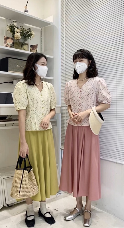 [c.hfeiyang] pure color skirt (excluding top) 6818\hbx