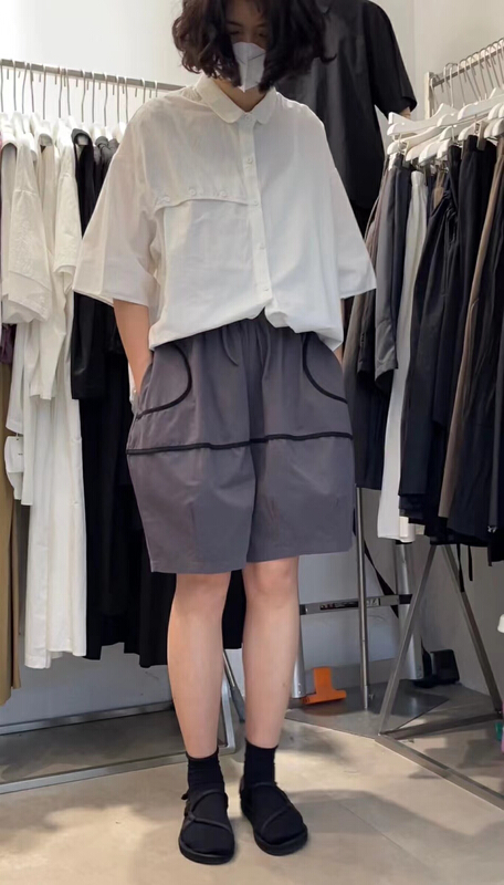 [three and two] Korean elastic waist comfortable Korean casual shorts 58099\l