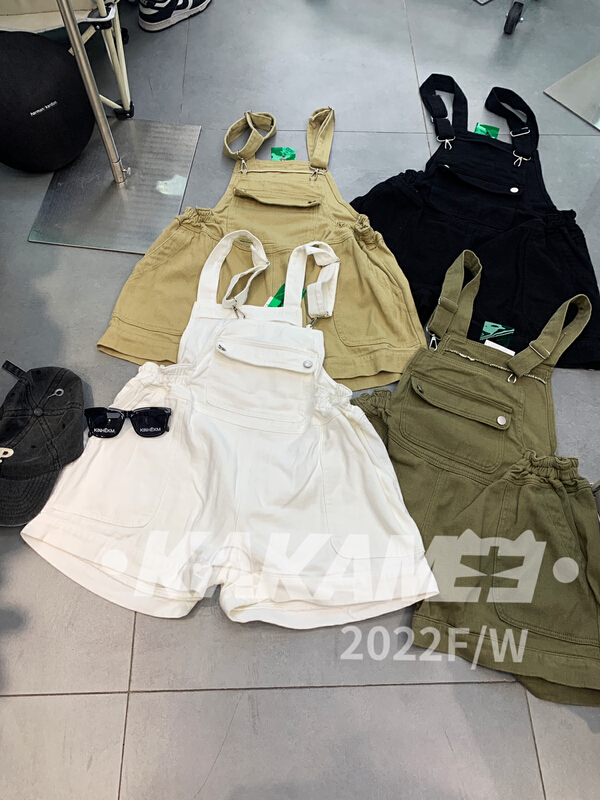 [kakamee] retro fashion loose strap pants without matching ys1-3217