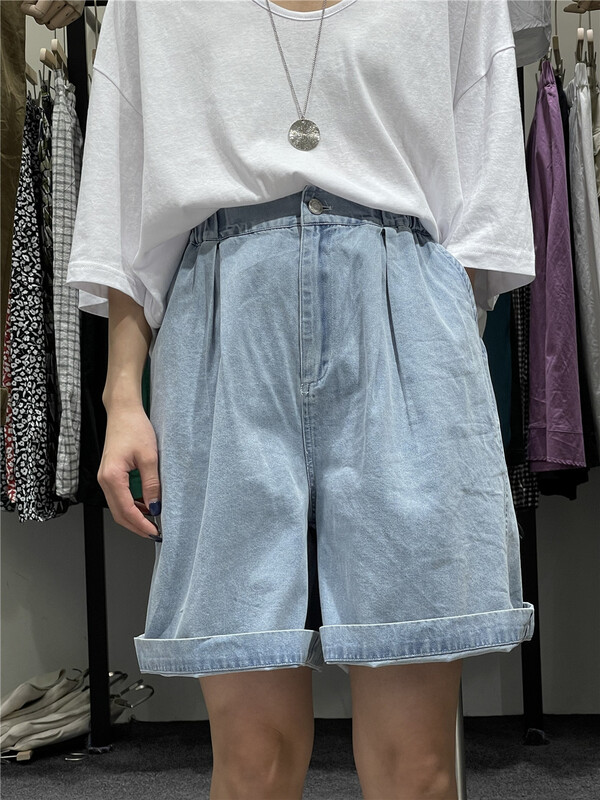 [original by hnhl] back elastic waist comfortable Korean casual shorts 56881\l