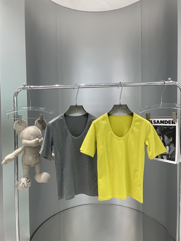 [bobo1972] Korean simple clean color short sleeve T-shirt 220962-a\ozq