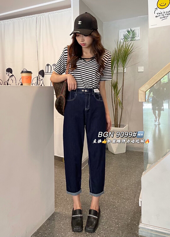 [cuckoo] retro slim Harlan versatile jeans 9099\t