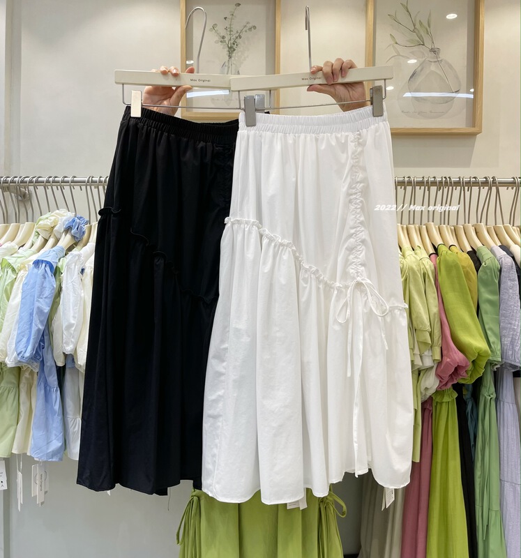 [Max original] simple, fresh and versatile skirt 98309\hbx